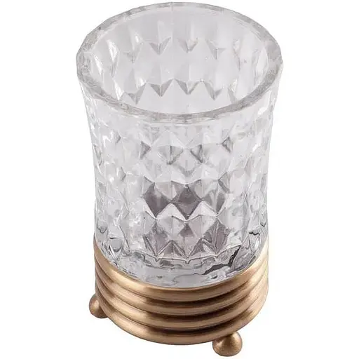 Склянка для зубних щіток Kugu Hestia antique Freestand 950A бронза - фото 1