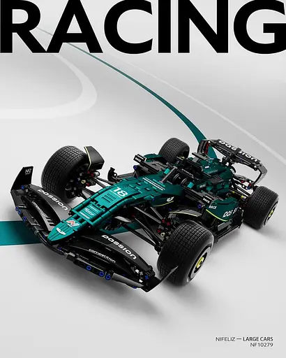 Конструктор Nifeliz Болід F1 Aston Martin (NF10279) - фото 5