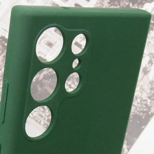 Чохол Silicone Cover Lakshmi Full Camera (AAA) для Samsung Galaxy S23 Ultra Зелений / Cyprus Green - фото 6