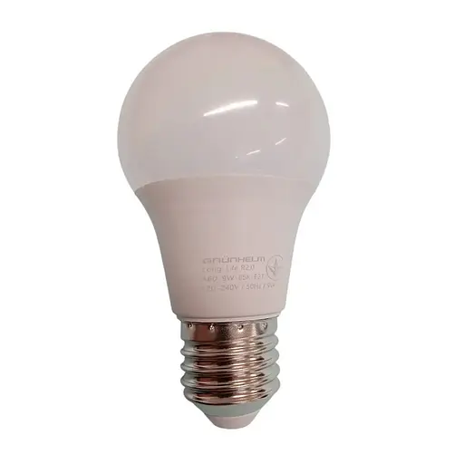 Лампа LED Grunhelm A60-9W-65K-E27 Long-Life R2.0 (149193)