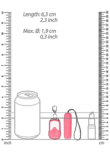 Віброяйце Shots Toys Remote Bullet 6.3 см (рожевий) - фото 4