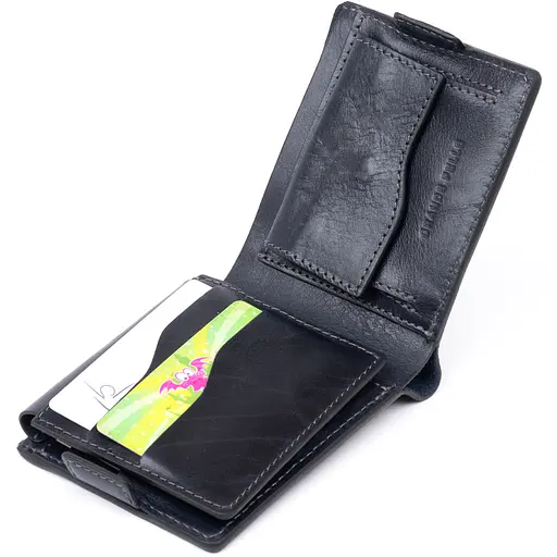 Кожаный портмоне Grande Pelle 11.8х8.9х2.3 см acs0014723 - фото 3