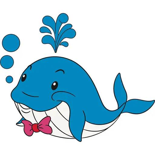 Детская раскраска ArtCraft Веселый кит 25х30 см (15075-AC)