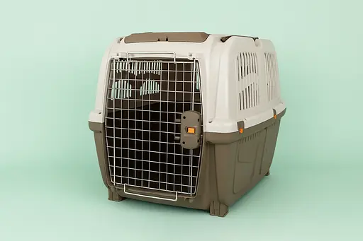 Переноска Trixie Skudo 5 для собак до 35 кг пластиковая коричневая 59x65x79 см  - фото 2