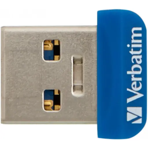 Флеш-накопичувач Verbatim USB флеш накопичувач 16GB Store 'n' Stay NANO Blue USB 3.0 (98709) - фото 1