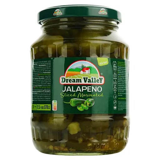 Перчик Халапеньо різаний Dream Valley маринований 310 г