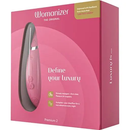 Вакуумний стимулятор Womanizer Premium 2 Raspberry SO8753 (108454) - фото 8