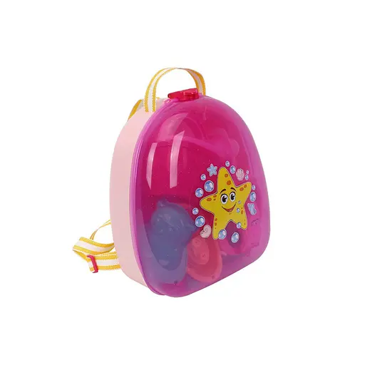 Набор для игры в песочнице ТехноК 0310TXK рюкзачок 13 элементов - фото 4