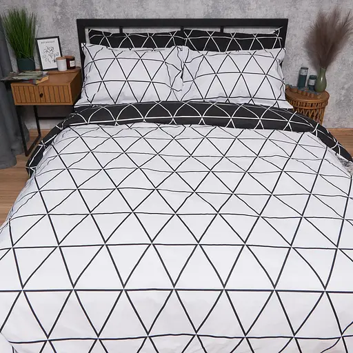 Комплект постельного белья Moon&Star Бязь Gold Люкс Urban Chic King Size 220x240 наволочки 2х50х70 - фото 6