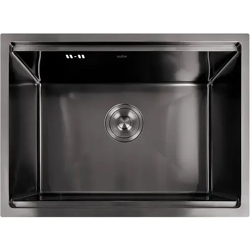 Кухонная мойка Nett NB-5742 черная под столешницу 1.5 мм с PVD покрытием