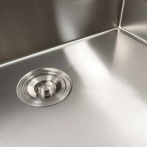 Кухонная мойка Platinum Handmade 70x50 нержавейка (сифон круглый, 3,0/0,8), Нержавеющая сталь - фото 5