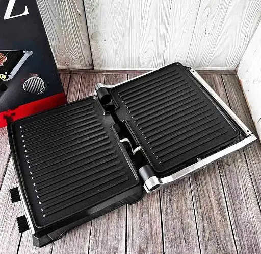 Прижимной контактный электрический гриль Zepline ZP-057 двухсторонний 3500 Вт - фото 2