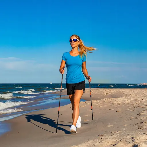 Треккинговые палки Mountain Goat Peak+ 60-135 см MG0006 Black/Orange (P-5907739318275) - фото 4