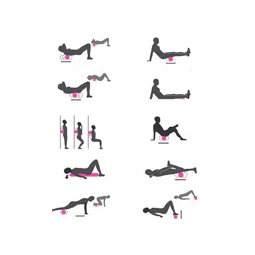 Массажный мяч NE-EP-14 6 см черный - фото 3