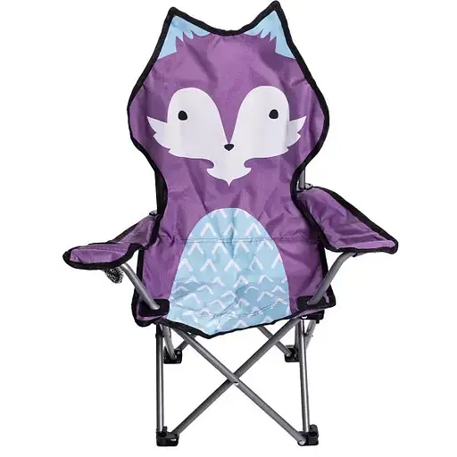 Детское кресло Lugi SJ-0065LBL туристическое складное 34х58х65 см фиолетово-голубое - фото 1