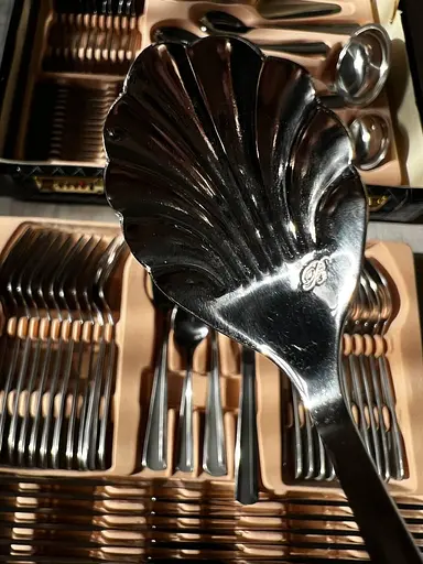 Набор столовых приборов Bohmann BP-B72-SM на 12 персон 72 предмета Серебристый - фото 5