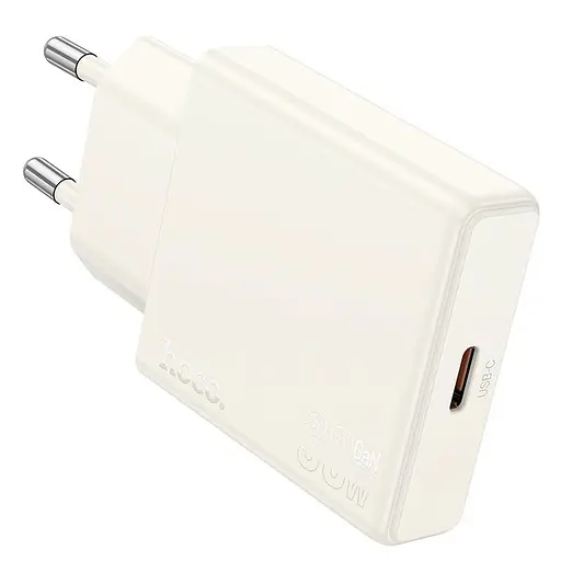 Адаптер сетевой HOCO Biscuit single port charger N44 | - фото 1