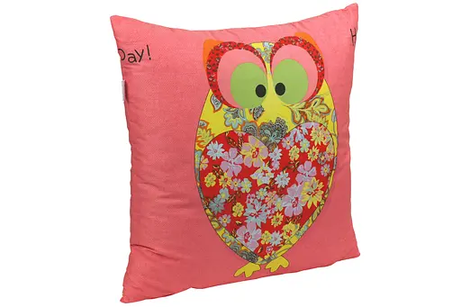 Подушка Руно 50х50 силіконова "Owl Red" 306_Owl Red