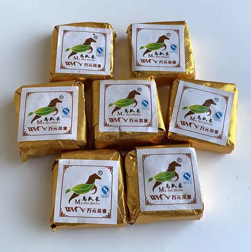 Шу пуэр порционный Ма Ma Dui Zhang 2019 года 100 г - фото 2