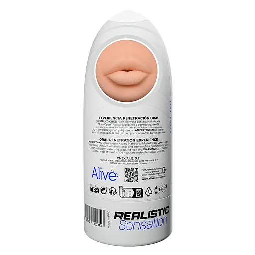 Мастурбатор Alive Flex Oral Experience 16 см телесный - фото 3