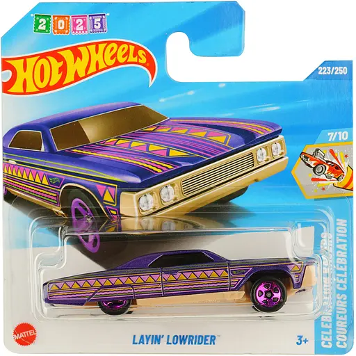 Базова машинка Hot Wheels Celebrations Racers Layin' Lowrider фіолетова (5785) JBB37-N522