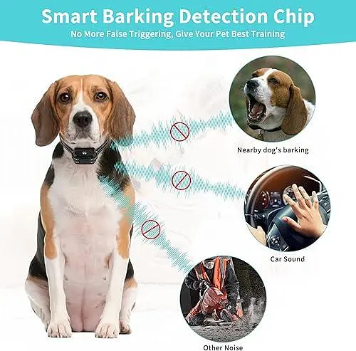 Ошейник против лая цитронелла, ошейник против лая собак цитронелла, 2 чувствительных и просторных уровня Ошейники от цитронелла для собак - фото 5