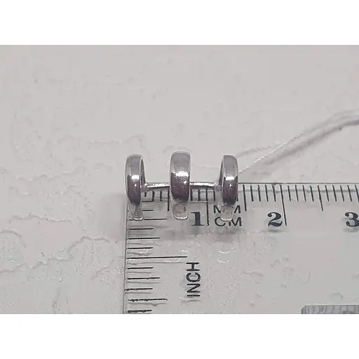 Срібна сережка-кафф на хелікс Ірій. 4993 - фото 3