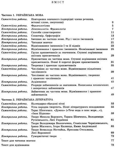Українська мова та література. 6 клас. Тестовий контроль результатів навчання - фото 4