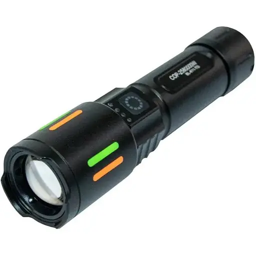 Тактический фонарик X-Balog BL-611-TG светодиодный аккумуляторный фонарь с зарядкой Type-C - фото 1