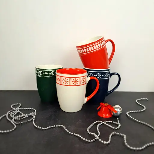 Чашка Vittora Зимові орнаменти 360 мл 1 шт. (128902) - фото 5