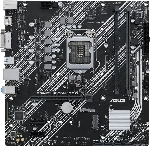 Материнская плата Asus H410M-K R2.0 Prime LGA 1200 (PRIME H410M-K R2.0) Б/У - фото 1