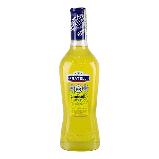 Вермут Fratelli Limoncello белый ликерный 12.5% ​​0.5 л 