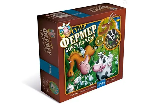 Настольная игра Granna Суперфермер 3 в 1 (84085)