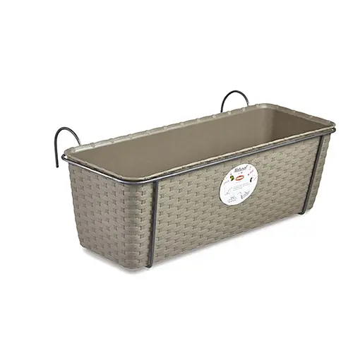 Комплект балконный Natural, прямоугольный, с автополивом, 9,2л (75853)