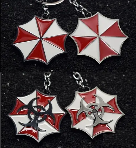 Брелок з логотипом Амбрелла Обитель зла Resident Evil двосторонній RE.30.22 - фото 3