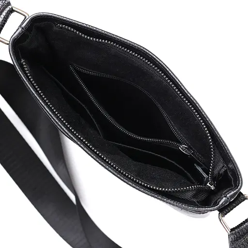 Кожаная мужская сумка через плечо SHVIGEL 24х26 см 000200032 - фото 4