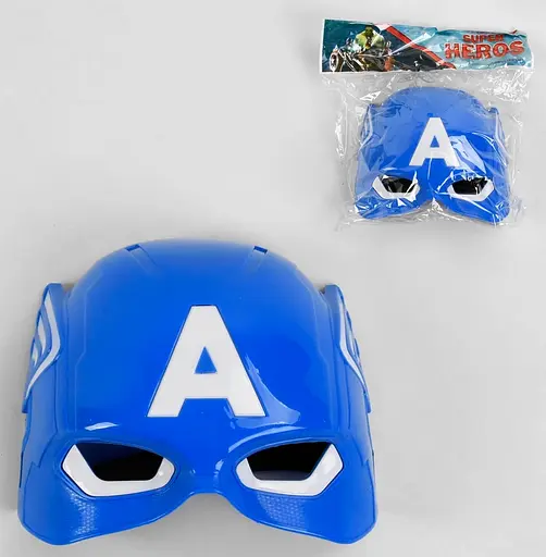 Маска героя Капітан Америка, підсвічування 564-1048 (6981877660778) - фото 1