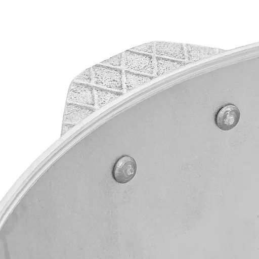 Кастрюля алюминиевая с крышкой 2.5 л, Полімет Серый 83860 - фото 6