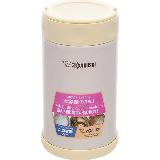 Пищевой термоконтейнер Zojirushi SW-FCE75YP 750 мл Beige [150455]