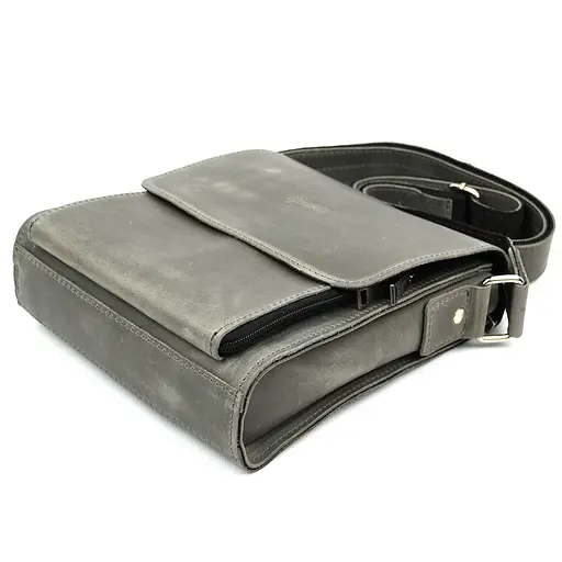 Кожаная сумка-планшет через плечо Tarwa 26х22х6 см sum0028323 - фото 6