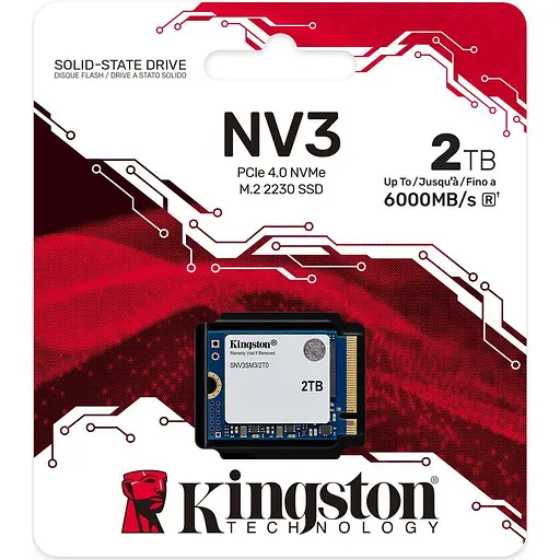 SSD накопичувач Kingston NV3 2 TB (SNV3SM3/2T0) [153041] - фото 3