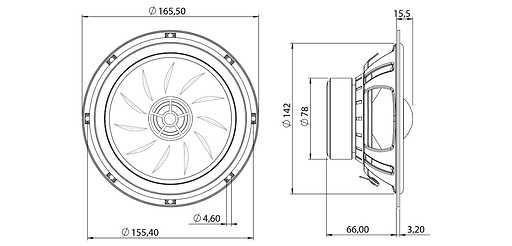 Коаксиальная акустическая система ETON PFX16 - фото 5