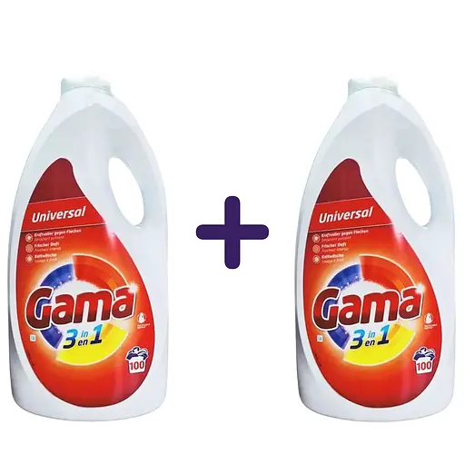 Гель для прання Gama Універсальний 9 л (4.5 л x 2 шт.)