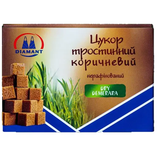 Цукор тростинний Diamant Пресований 0.25 кг