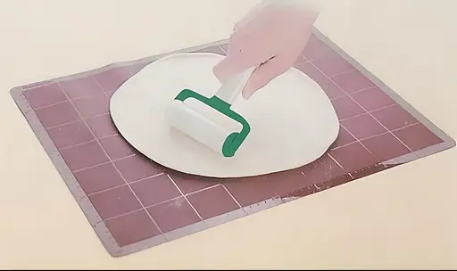 Колесо кулінарне кондитерське валик ролик пластиковий для розкочування тіста 16 см, Kitchen Master 85395 - фото 4