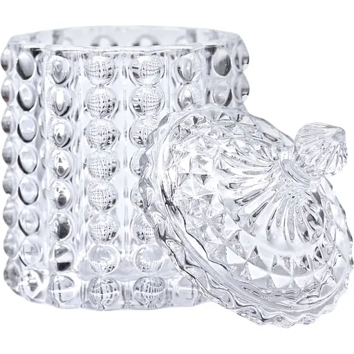 Конфета Yiwu из толстого стекла в восточном стиле с крышкой 16 см HP-4-105 - фото 2