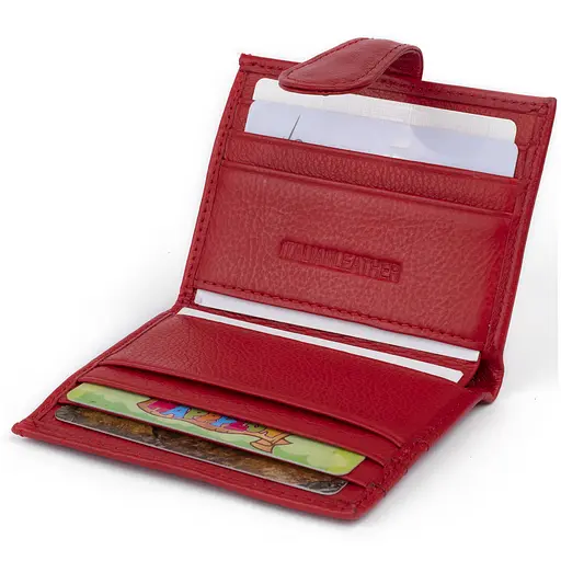 Женский кожаный кошелек-визитница ST Leather 10х8.3х1.5 см acs0015289 - фото 6