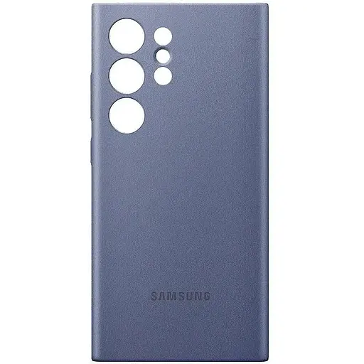 Шкіряний чохол Epik Leather Case (AAA) для Samsung Galaxy S24 Ultra Violet