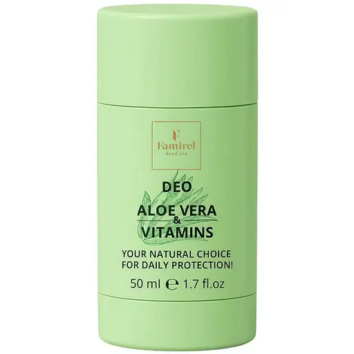 Парфумований дезодорант-стік Famire Алое Вера та Вітаміни без алюмінію 50 мл