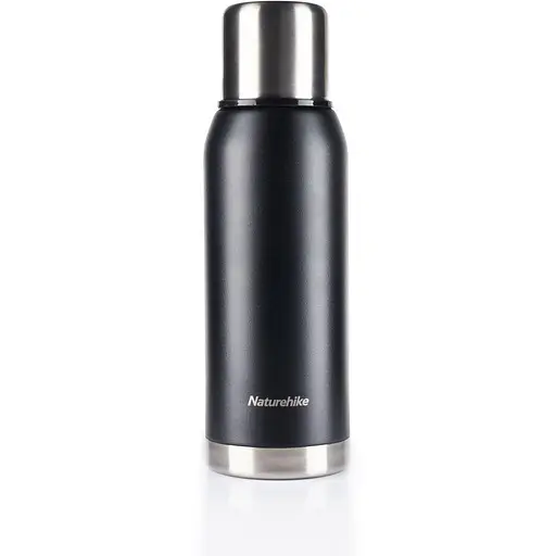 Туристичний термос Naturehike Q-9H NH19SJ010 (304 сталь) 1.0л (Чорний)